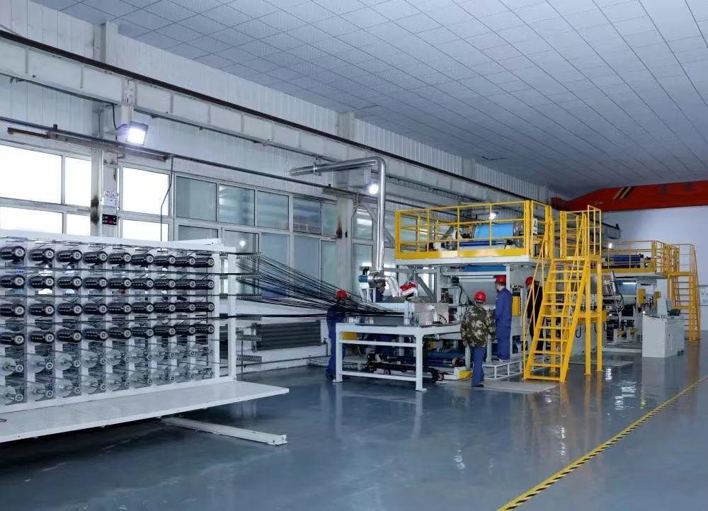 Carbon fiber creel and coating production line